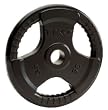 TKO Olympic 35 lb. Rubber Tri-Grip Plate
