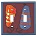 Angler FISHING Lure theme Double SWITCH PLATE switchplate cover