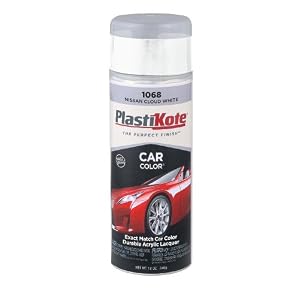 Plasti-Kote-1068-Nissan-Cloud-White-Automotive-Touch-Up-Paint-11-oz-