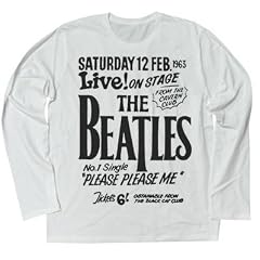 Rock Star Tシャツ ビートルズのライブ告知フライヤーをデザインしたロングスリーブＴシャツ Beatles