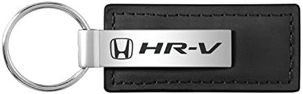 HRV Black Leather Key Chain Keychain For Honda