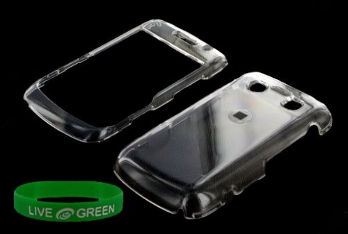 Clear Snap On Hard Case for RIM BlackBerry Bold 9700 Phone, AT&T T-Mobile