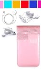 6-in-1 package with ipod touch 2g carry case + ipod touch 2nd gen 16gb 32gb car charger + wall charger + USB Data Cable + Screen Protector Kit + Cloth (Switch Baby Pink)