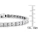 41S1WD8W 8L. SL75  Sterling Silver 1.00 Carat Diamond TennisBracelets 7.5