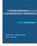 Applied Research in Financial Reporting: Text and Cases