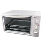Coffee Pro Multi-Function Toaster Oven with Multi-Use Pan in White