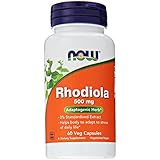 NOW Foods Rhodiola Rhodiola Rosea, 60 Capsules / 500mg (Pack of 2)