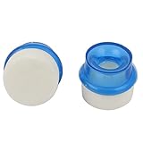 uxcell　水タップフィルタ　蛇口フィルター　2個入り　ホワイト　クリアブルー　PP　13mm