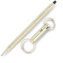 Cross Classic Century 10 Karat Gold Filled/Rolled Gold Ball-Point Pen and Matching Key Ring Gift Set