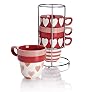 4 Assorted Hearts Stacking Mugs - Marks & Spencer 4 Assorted Hearts Stacking Mugs - Marks & Spencer