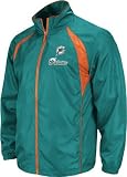 Miami Dolphins Reebok Trainer Full Zip Lightweight Jacket - XL