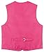 BOY'S Dress Vest & BOW Tie Solid HOT PINK FUCHSIA Color BowTie Set