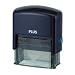 Plus Corporation Guard Your ID Stamp, Small, Navy, 1 Pad