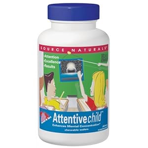 Source Naturals Attentive Child, 120 Chewable Wafers