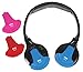 BOSS Audio Systems HP34C Dual Channel Foldable Wireless Headphone, Interchangeable Color Accent Caps, Multicolor