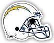 San Diego Chargers 12" Helmet (White) Car Magnet - Football Sports Merchandise