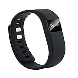 DIZA100 DW64 Wireless Fitness Activity and Sleep Tracker Smart Wristband - Black