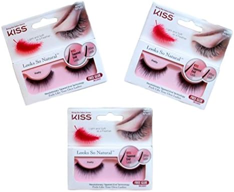 KISS "Looks So Natural" PRETTY Lashes (3-Pack) - KFL03
