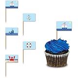 Beistle Nautical Picks, 2 1/2-Inch, Multicolor