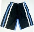 Boys Swimsuit Swim Trunks with Lining and Drawstring. Solid with Narrow Stripes on Sides in 3 Combinations Sizes 4 - 6X (7)