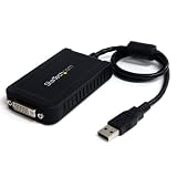 41S1tB0ri6L. SL160  StarTech.com USB to DVI External Video Card Multi Monitor Adapter with 1920x1200 Graphics Cards USB2DVIE3 (Black)