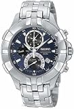 Seiko Men's SPC011 Retrograde Chronograph Silver-Tone Watch