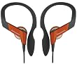 Panasonic RP-HS33-D In-Ear Water-Resistant Sport-Clip Earbud Headphones (Orange)