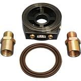 BLOX Oil Filter Block Adapter; Oil Pressure Oil Temperature by Blox Racing