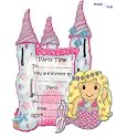 Mermaid Party Invitations - Pack of 12 with sprinkles