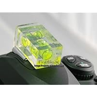 Fotodiox Hot Shoe Spirit Double, Two-Axis Bubble Level, for Nikon D1, D2, D3, D3x,D3s, D100, D200, D300, D300s, D700, D40, D40x, D50, D60, D70, D70s, D80, D90, D3000, D3100, D5000, D7000