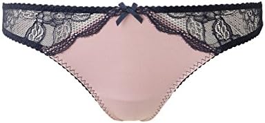 Accessorize Womens Rosa Lace Panel Thong Briefs