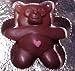 Gourmet Food : Teddy Bear in Solid Milk Chocolate