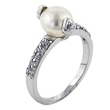 Sterling Silver Pearl Cluster Ring