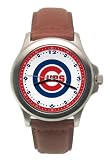 Chicago Cubs Men's Leather Rookie Watch