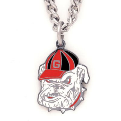 GEORGIA BULLDOGS OFFICIAL LOGO NECKLACE