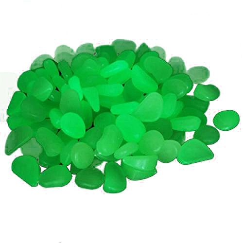 E-tribe man-made glow in the dark pebbles stone for gar…
