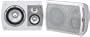 JBL Studio S36AW II 3-Way, High Performance 6-Inch Weather-Resistant Horizontal Wall-Mountable Bookshelf Speakers - Off White (Pair)