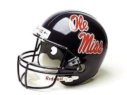 Mississippi Rebels Full Size Deluxe Replica NCAA Helmet by Riddell