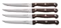 Sabatier Precision Walnut 4-Piece Steak Knife Set
