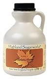 Highland Sugarworks Maple Syrup, Medium Amber, 16-Ounce Jug (Pack of 2)