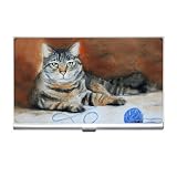 Limited Edition Violano Business Card Holder Tabby Cat Kitten