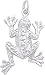 Rembrandt Charms Frog Charm, Sterling Silver