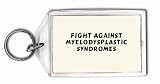 Fight Against Myelodysplastic Syndromes Keychain