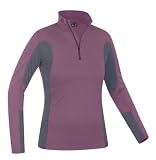 Salewa Damen Funktionsshirt Langarm LIBRA DRY ZIP-T, violett (6471), 44/38