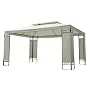 Metall Gartenpavillon Pavillon Partyzelt Bierzelt &hellip von homcom