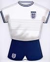 England Football - Kit Shaped Mouse Mat