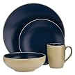 Paradiso 16-pc. Dinnerware Set - Blue/ Cream
