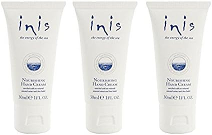 Three-pack of Inis Travel Size, Energy of the Sea Nourishing Hand Cream, 1-oz Size by Fragrances of Ireland