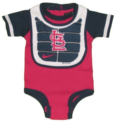 Newborn St. Louis Cardinals Team Creeper and Bib Set - 3/6M