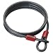 ABUS 8/200 Schlaufenkabel Cobra 8 8 mm,Schwarz,200 cm